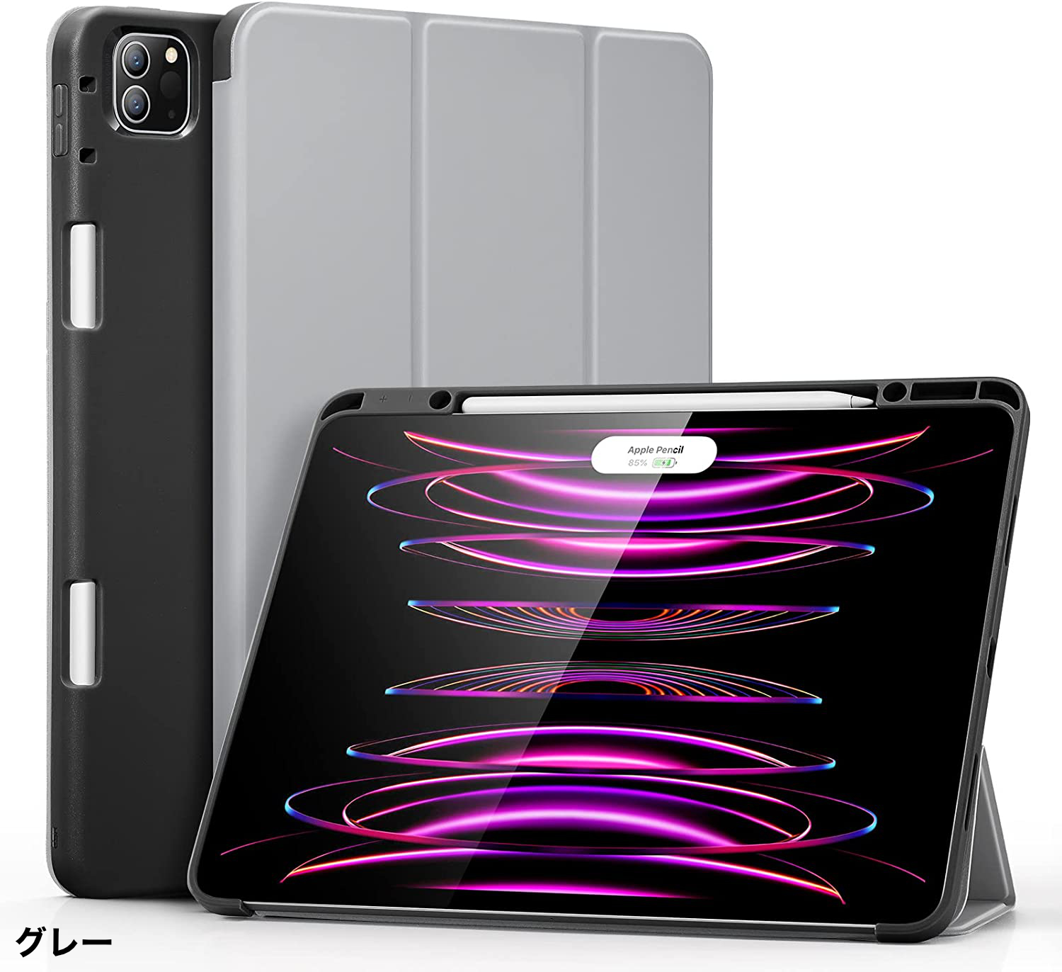 ESR iPad Pro 12.9 ケース 第6世代/第5世代対応 ケース ペン収納