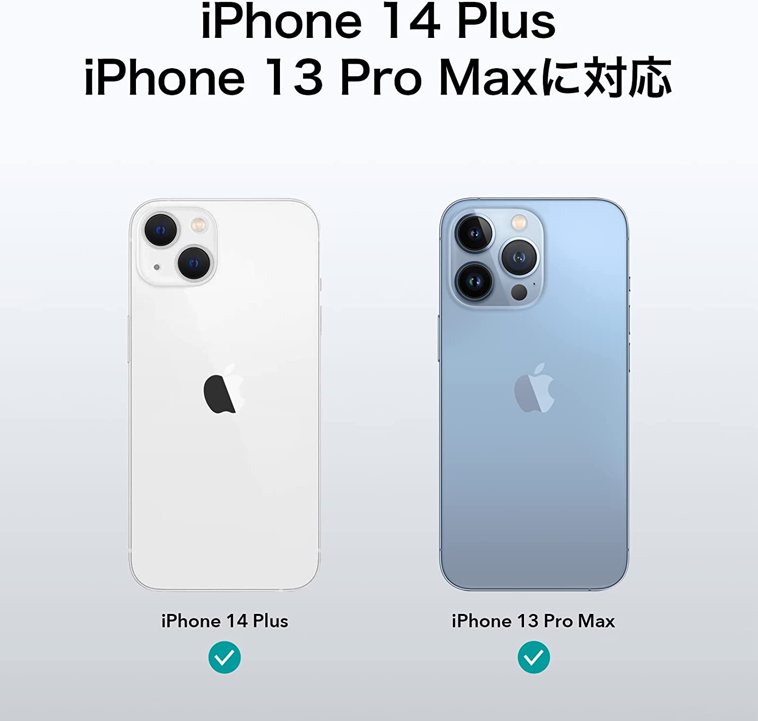 ESR iPhone 13 (Pro, Pro Max) /14 Pro/14 Plus/14 Pro Max 米軍MIL規格ガラスフィルム 画面保護  頑丈な強化ガラス 簡単取り付け 2枚セット