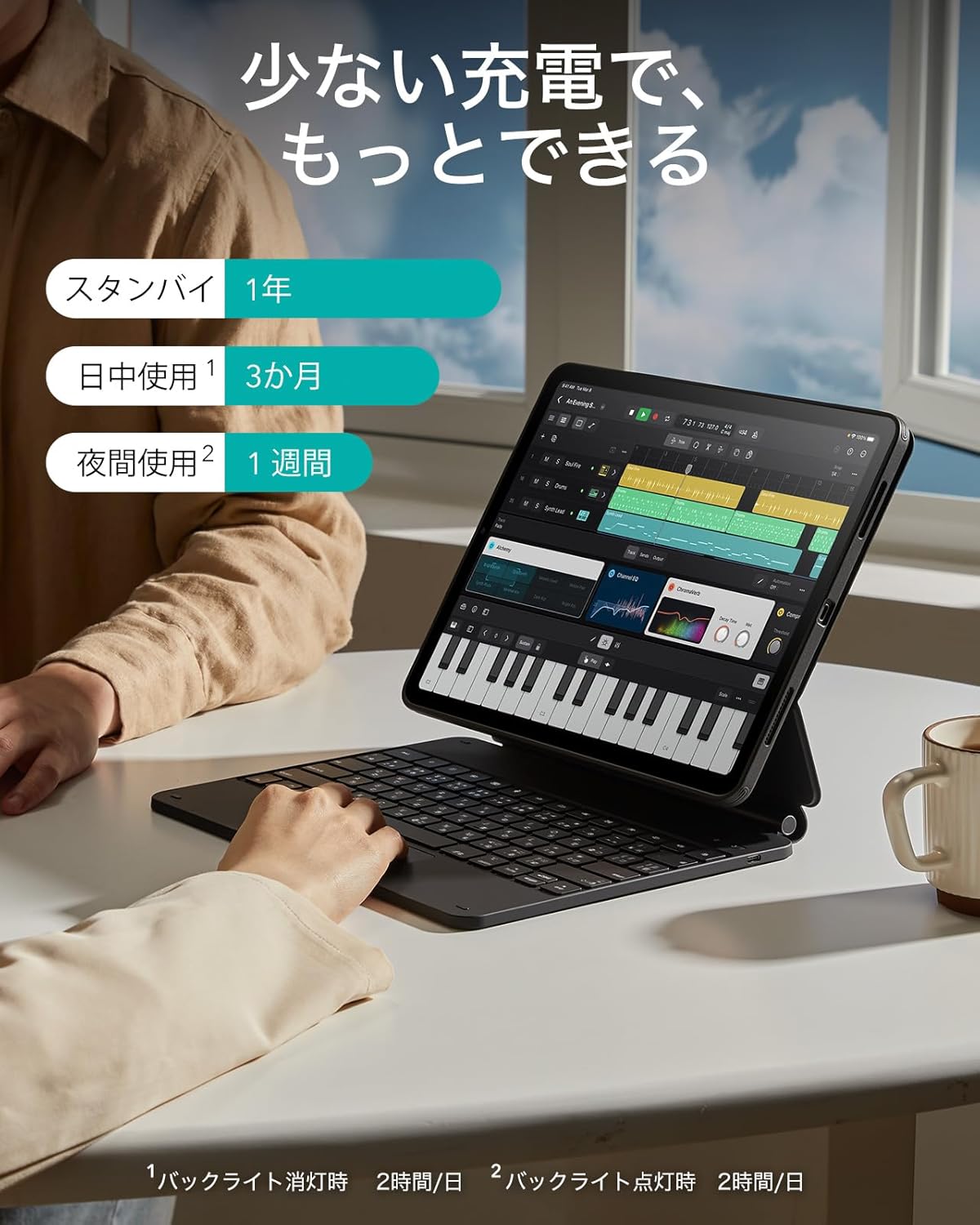 ESR ESR iPad Pro 13/11インチ M5 2025/M4 2024/iPad Air 13