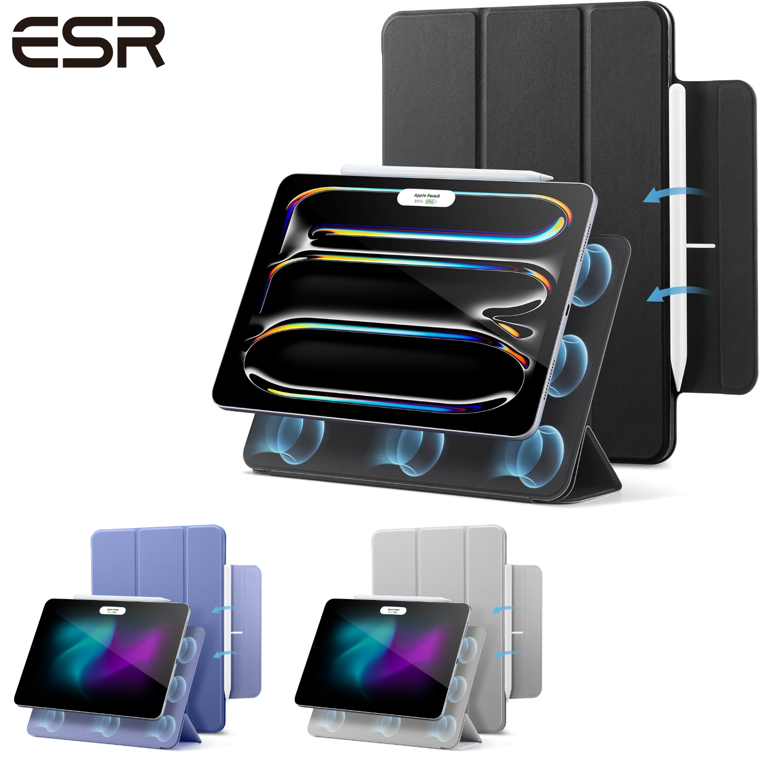 ESR ESR iPad Pro 13/11インチ ケース M5 2025/M4 2024専用 強力