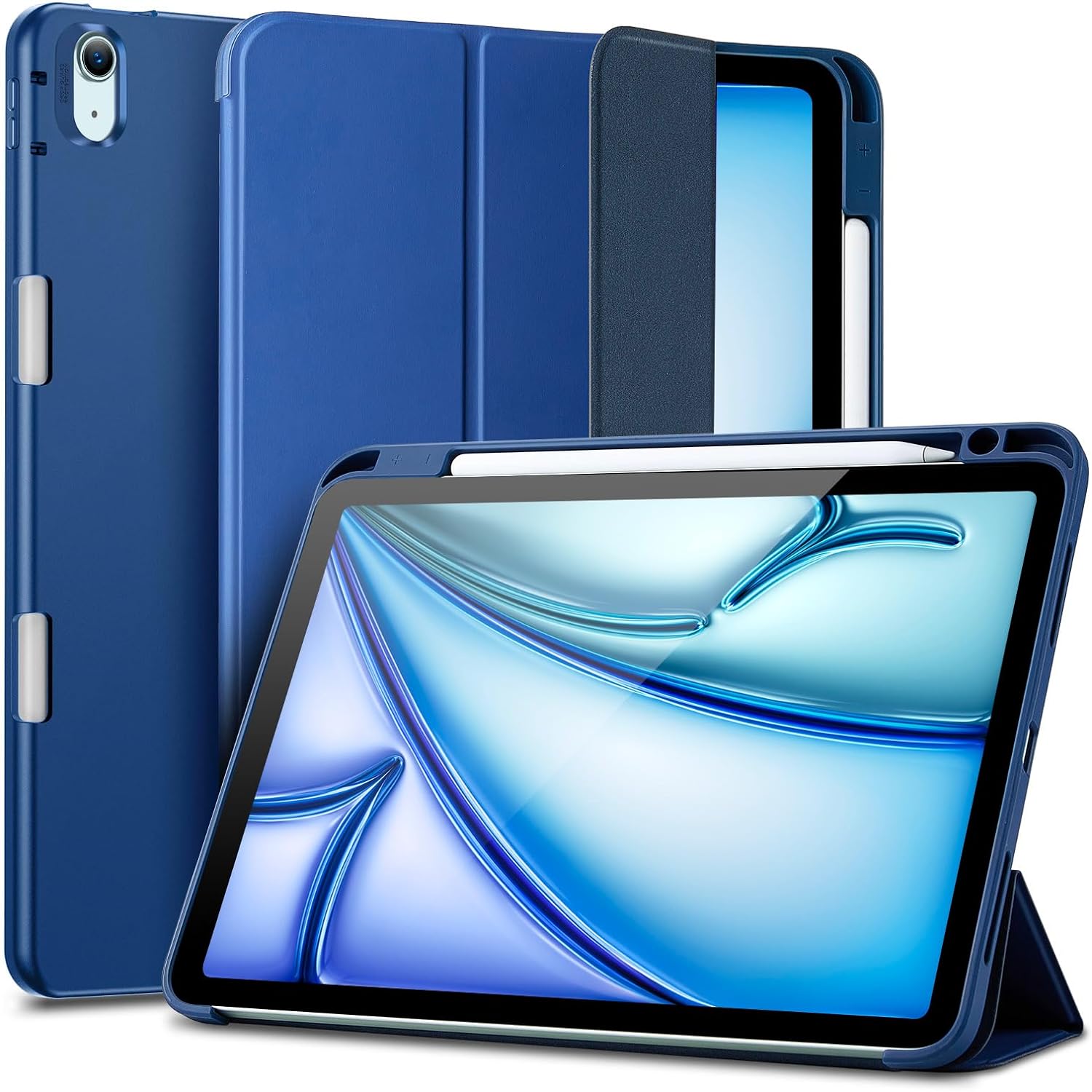 Apple iPad ブルー WiFiモデル ESRケース 保護フィルム付き ESR iPadケース｜タブレットPCケース｜スマホ、タブレットアクセサリー