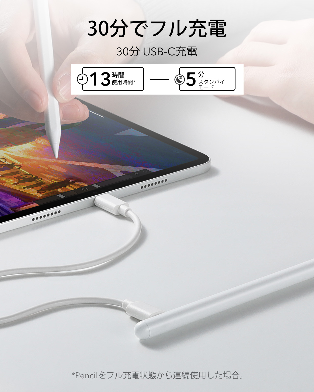 ESR iPad ペンシル 2025-2018用 iPad第11世代(A16)/第10世代、iPad Air