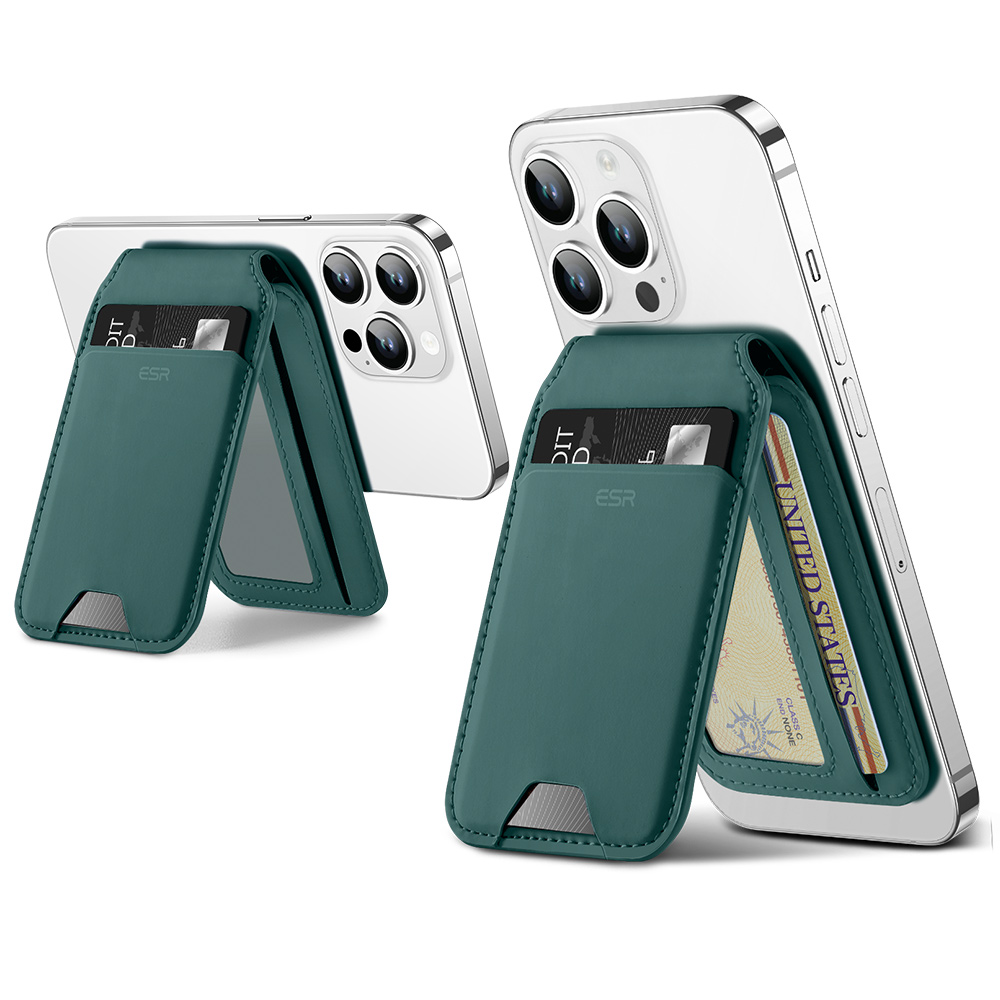 ESR iPhone 16/15/14/13/12シリーズ スマホスタンド カード入れ