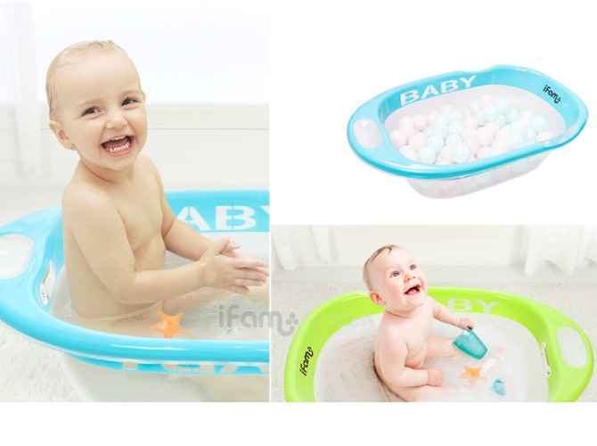 iFam 赤ちゃん お風呂 おふろ バスタブ ベビーバス 新生児 沐浴