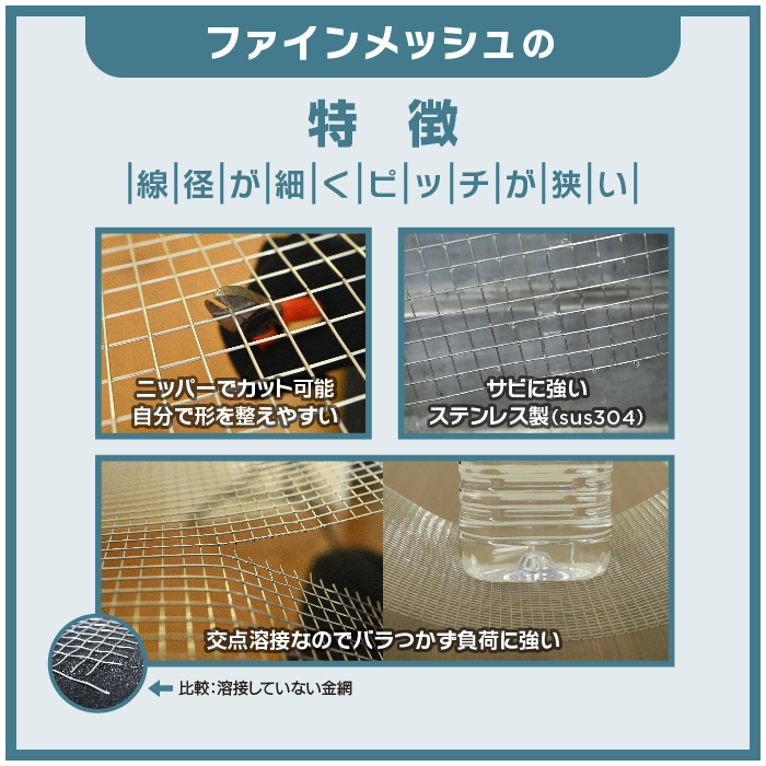 ステンレス金網メッシュ（DIY、工具）の商品一覧 通販 - Yahoo 