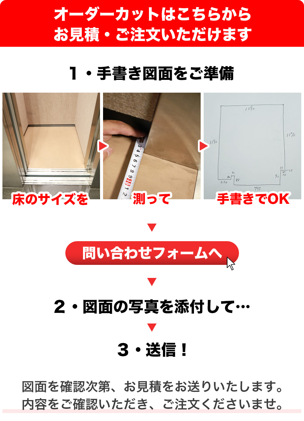 エレベーター用ゴムマット（灰/黒）厚さ3mm×幅1200mm×長さ1200mm程度 : elv3-1200-1200 : ゴムシート専門店  ゴムシート.com - 通販 - Yahoo!ショッピング