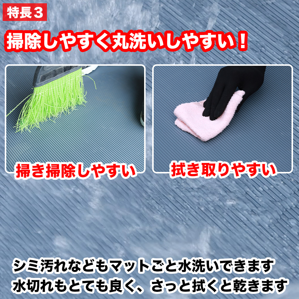 エレベーター用ゴムマット（灰/黒）厚さ3mm×幅1200mm×長さ1200mm程度 : elv3-1200-1200 : ゴムシート専門店  ゴムシート.com - 通販 - Yahoo!ショッピング