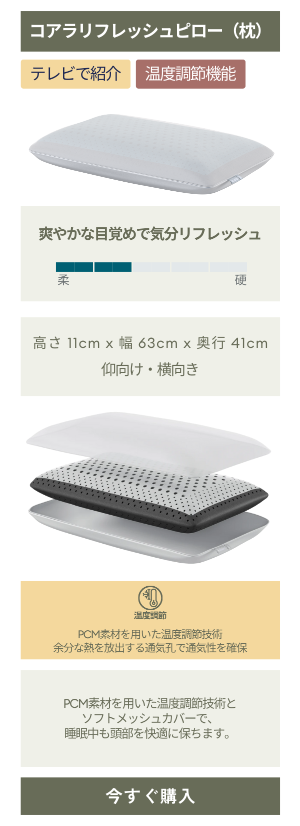 コアラマットレス ＼サタデープラス(MBS/TBS系)で紹介／枕