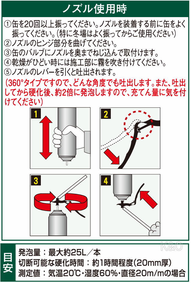 BDハイスペック発泡ウレタン 360度マルチ 515ml : 小箱屋 - 通販