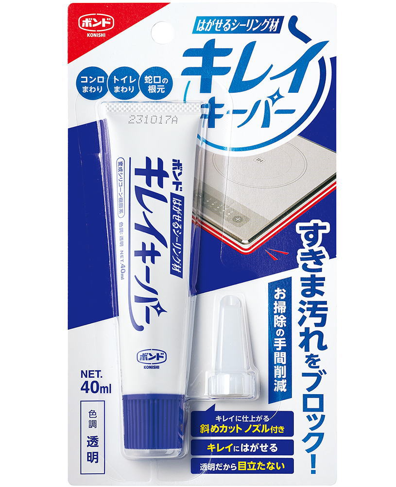 コニシ ボンド シリコンコーク 防カビ入り クリヤー 330ml #59084 