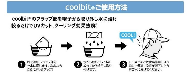 熱中症対策グッズ  coolbit 冷却機能付きヘッドウエアー  クールビット レーシングＧ４Ｔ