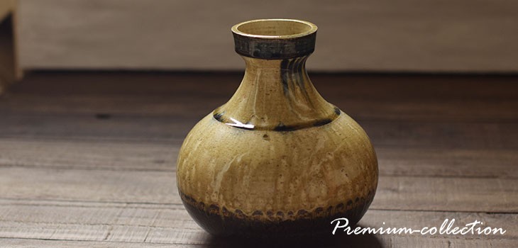 花器 水盤 手作り花瓶 S-43 : kaki-074 : 小林陶芸 - 通販 - Yahoo