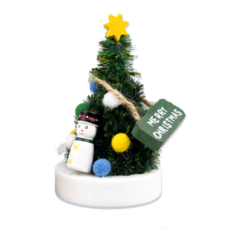 ミニクリスマスツリー 手作りキット キット レッド ホワイト