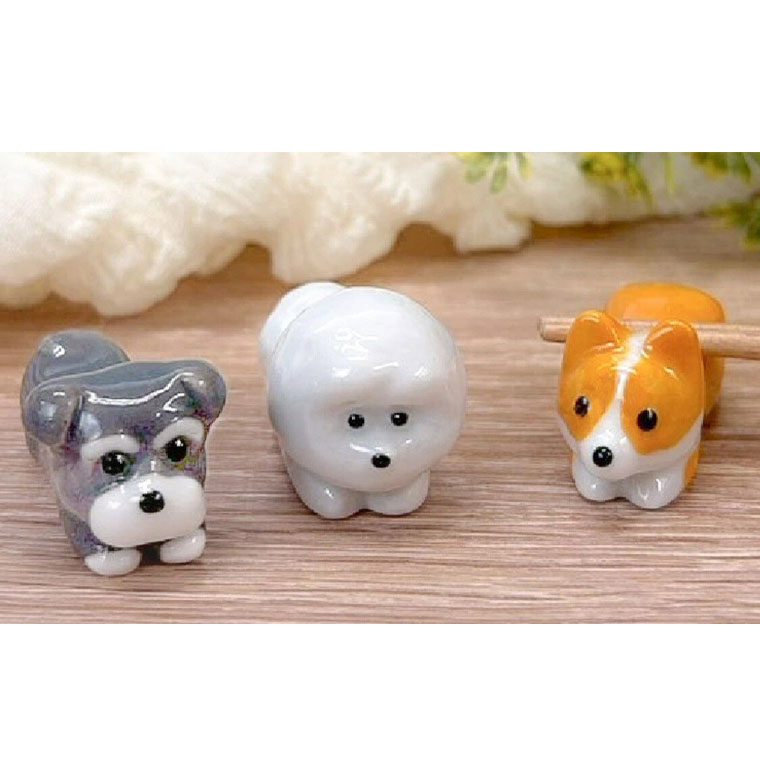 箸置き 犬 わんこ 陶器 かわいい 可愛い お...の詳細画像2
