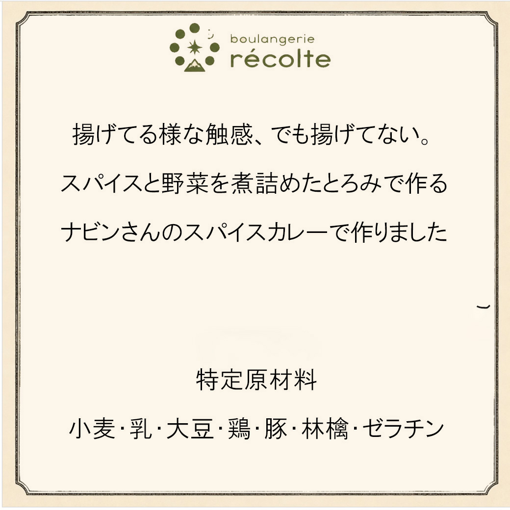 揚げないカレーパンの詳細画像1
