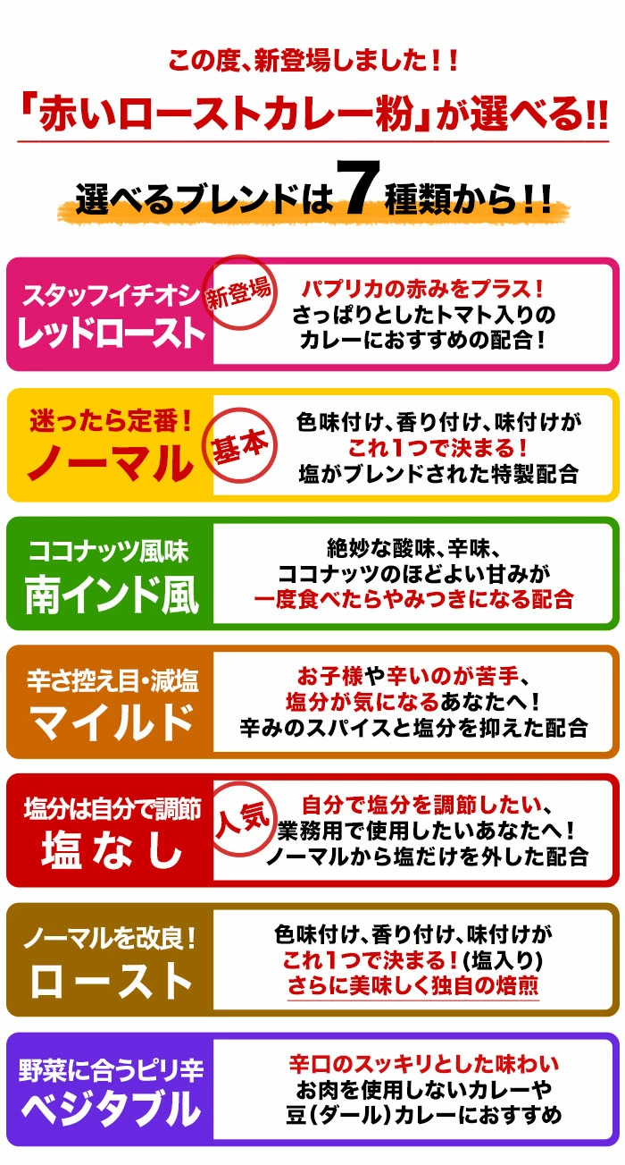 カレー粉 7種類から選べるカレーパウダー (400g) 万能調味料 【ゆうパケット送料無料】 :AS920100001:神戸スパイス - 通販 -  Yahoo!ショッピング