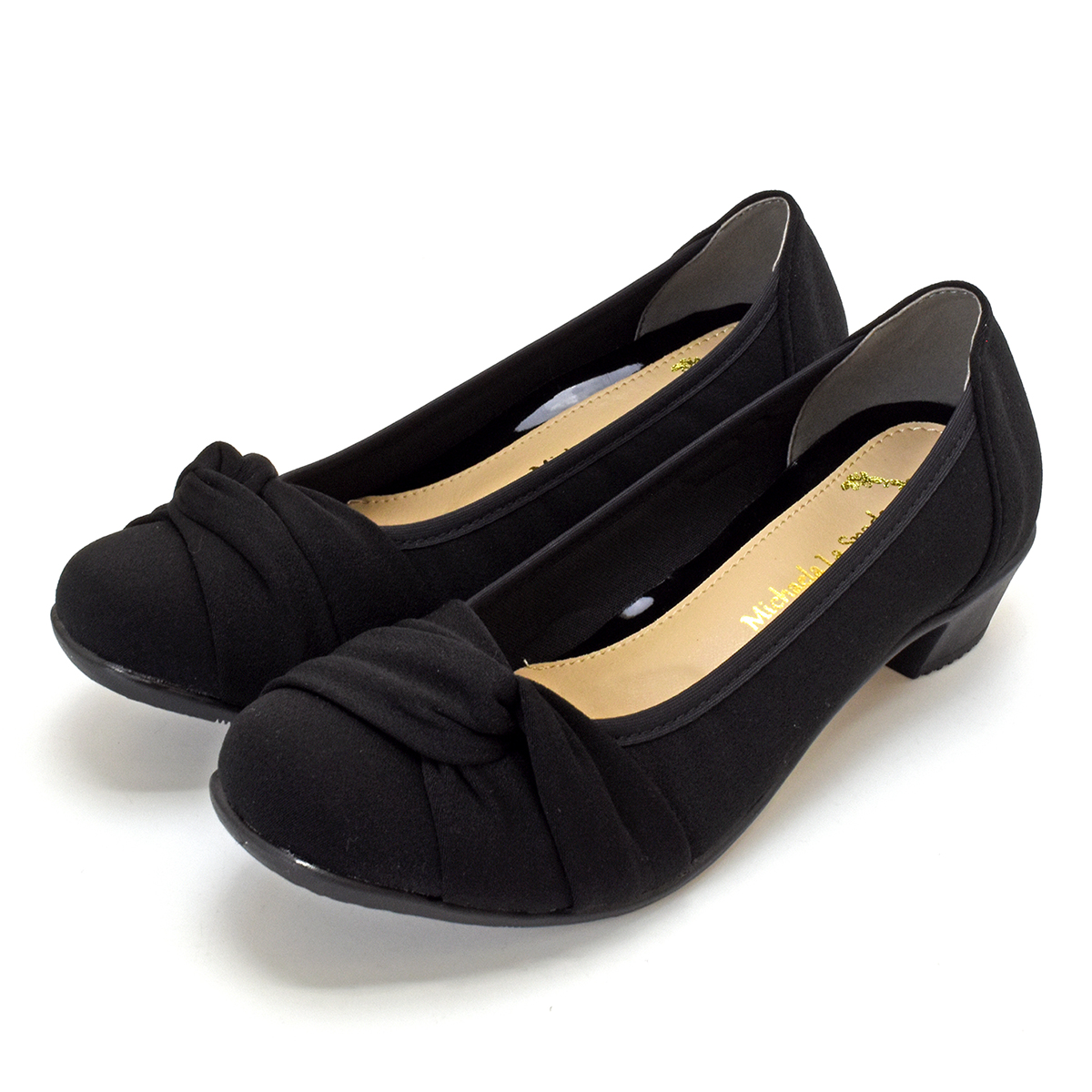 パンプス 痛くない 歩きやすい ストラップ 幅広 3E ウェッジソール ローヒール 靴 レディース 走れる 脱げない 黒 冠婚葬祭 入学 卒業 #1200 |  | 01