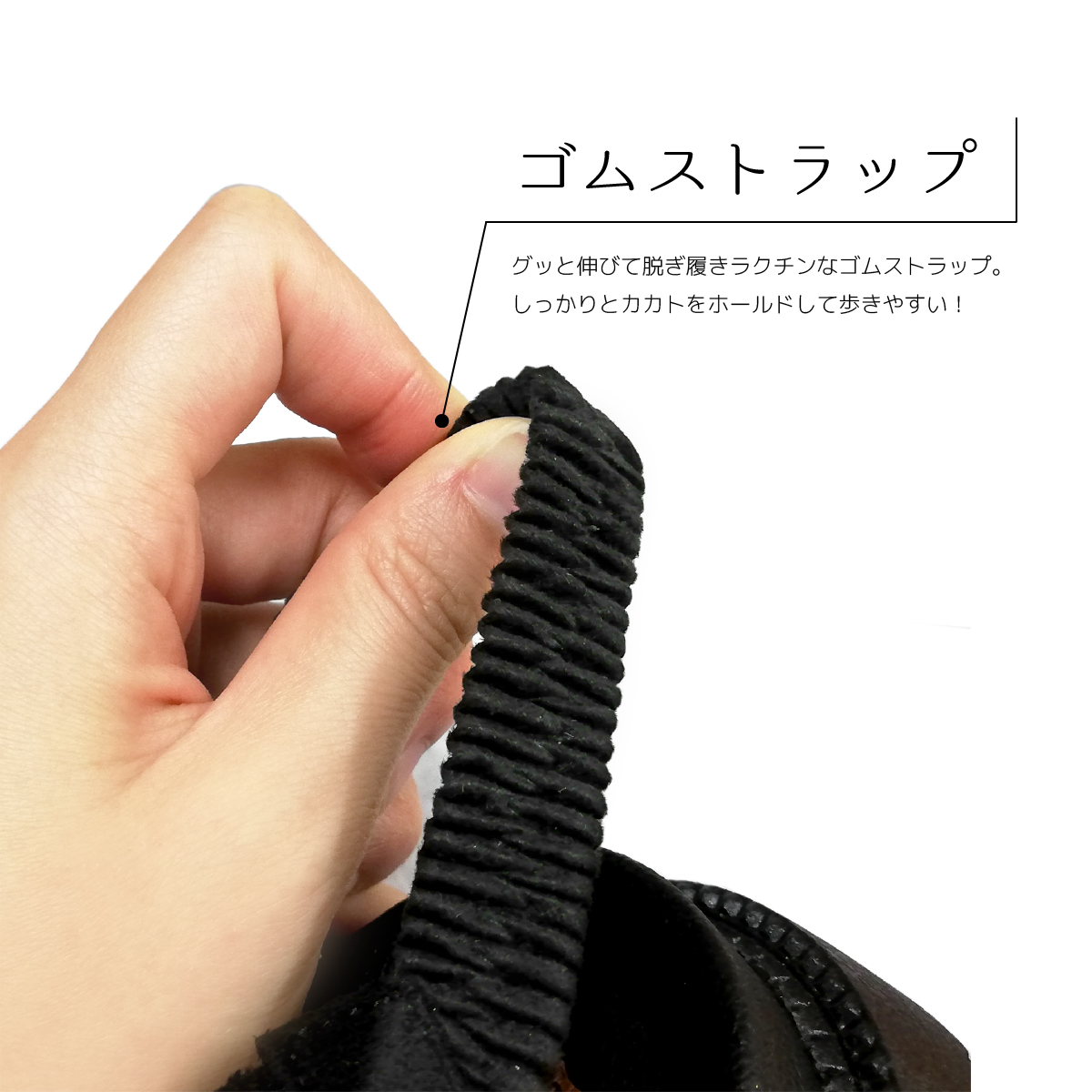 サンダル レディース 厚底 歩きやすい ストラップ 夏 ローヒール ゴム バックスリング つっかけ ウエッジ ビーチサンダル 黒 ブラック #2213 |  | 04