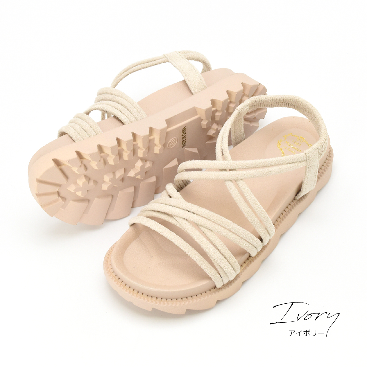 サンダル レディース 厚底 歩きやすい ストラップ 夏 ローヒール ゴム バックスリング つっかけ ウエッジ ビーチサンダル 黒 ブラック #2213 |  | 11