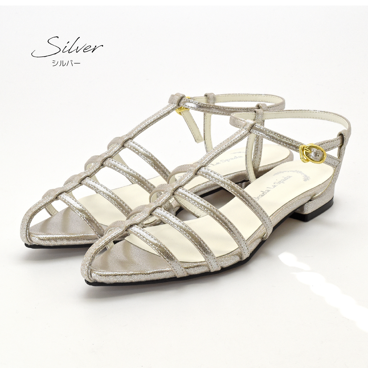 ナロー ストラップ サンダル フィッシュボーン チャンキーヒール 太めヒール レディース ローヒール シンプル #2308 |  | 04