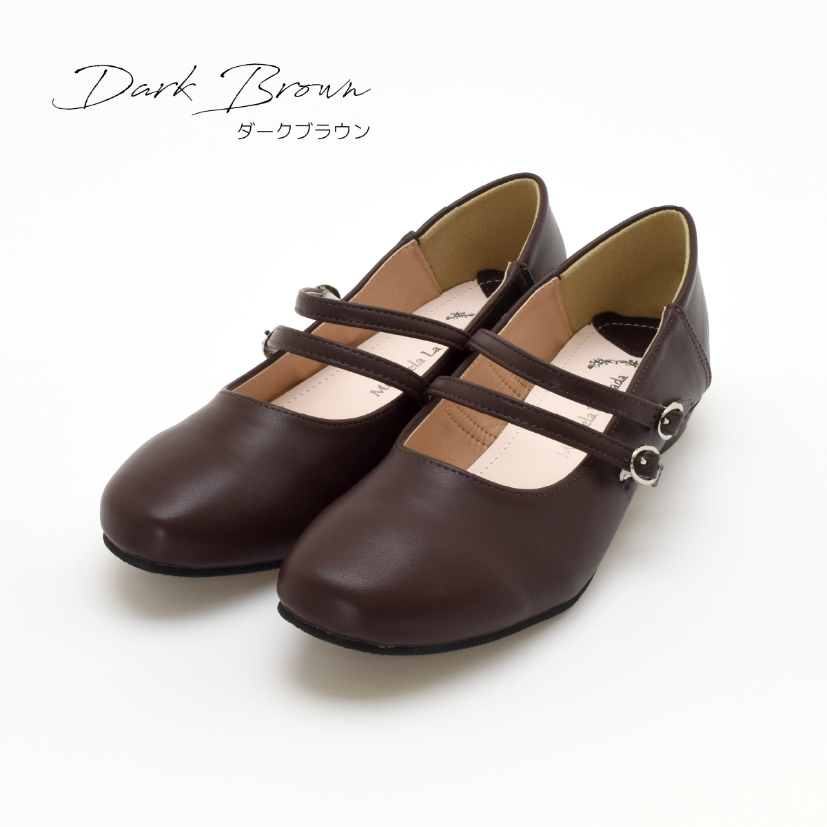 メリージェーン ストラップ パンプス レディース 踵を踏める ローヒール バレエシューズ 走れる 脱げにくい カジュアル フラット #3090 |  | 02