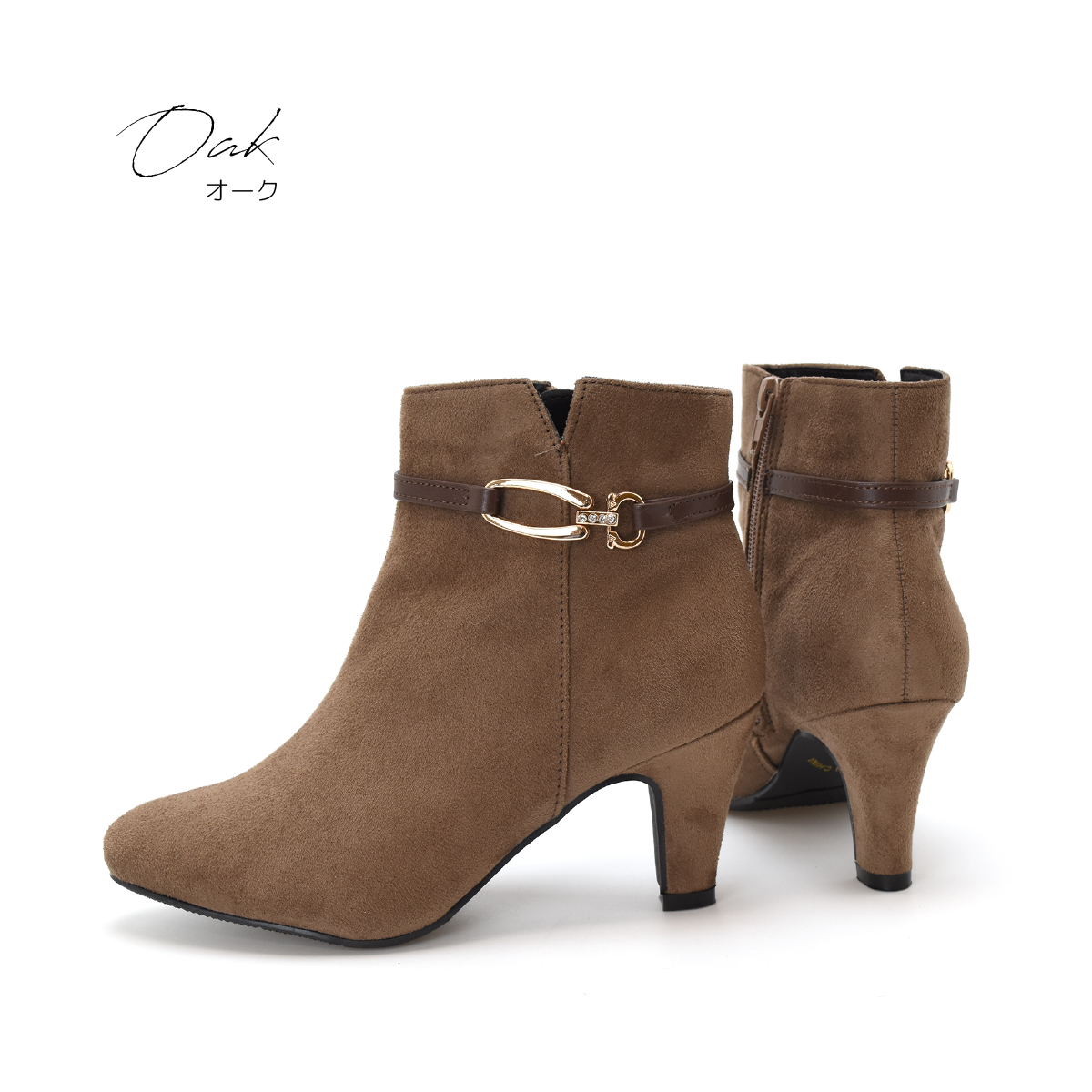 レディース ショートブーツ ブーツ ショート サイドジップ ヒール スエード 暖かい 歩きやすい 疲れない 痛くない 黒 ブラック＃6065 |  | 11