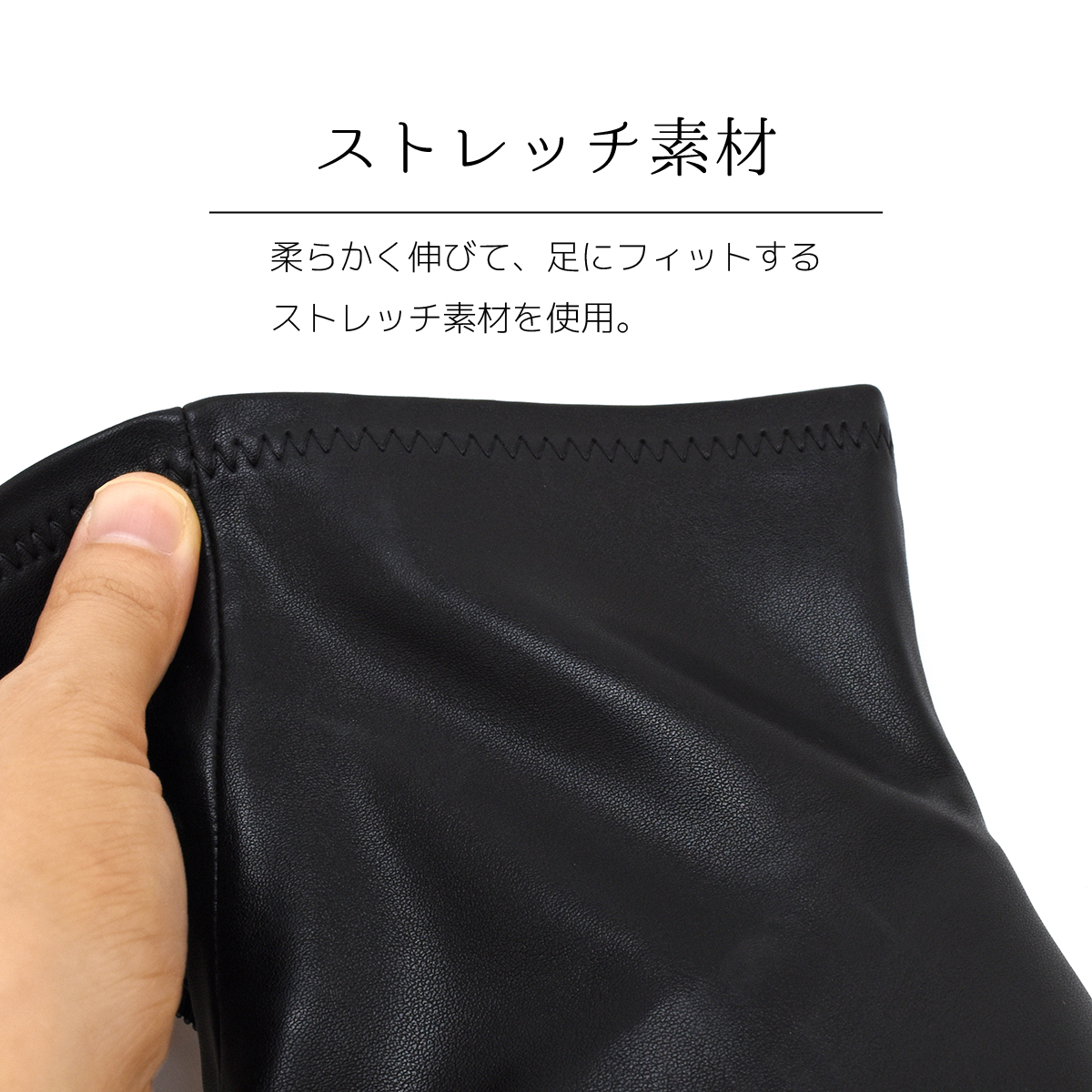 厚底 ショートブーツ ストレッチ スクエアトゥ プラット シンプル レディース ハイヒール チャンキーヒール ファスナー 歩きやすい #6114 |  | 11