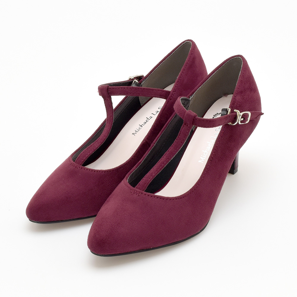 Tストラップ パンプス シンプル ポインテッドトゥ フォーマル カジュアル アンクルベルト 冠婚葬祭 レディース ハイヒール おしゃれ 靴 #7626 |  | 05