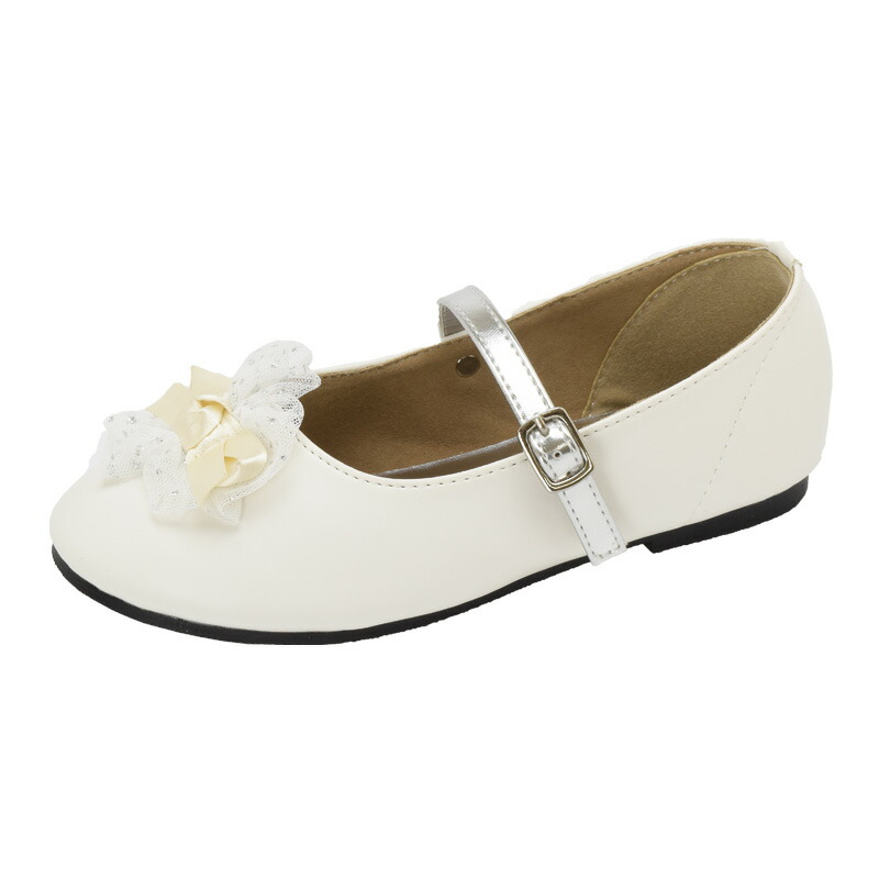 子供 靴 フォーマル シューズ 女の子 キッズ ストラップ 入学 入園 卒業 卒園 発表会 結婚式 歩きやすい おしゃれ キラキラ 白 ホワイト 黒 ブラック #374 |  | 02