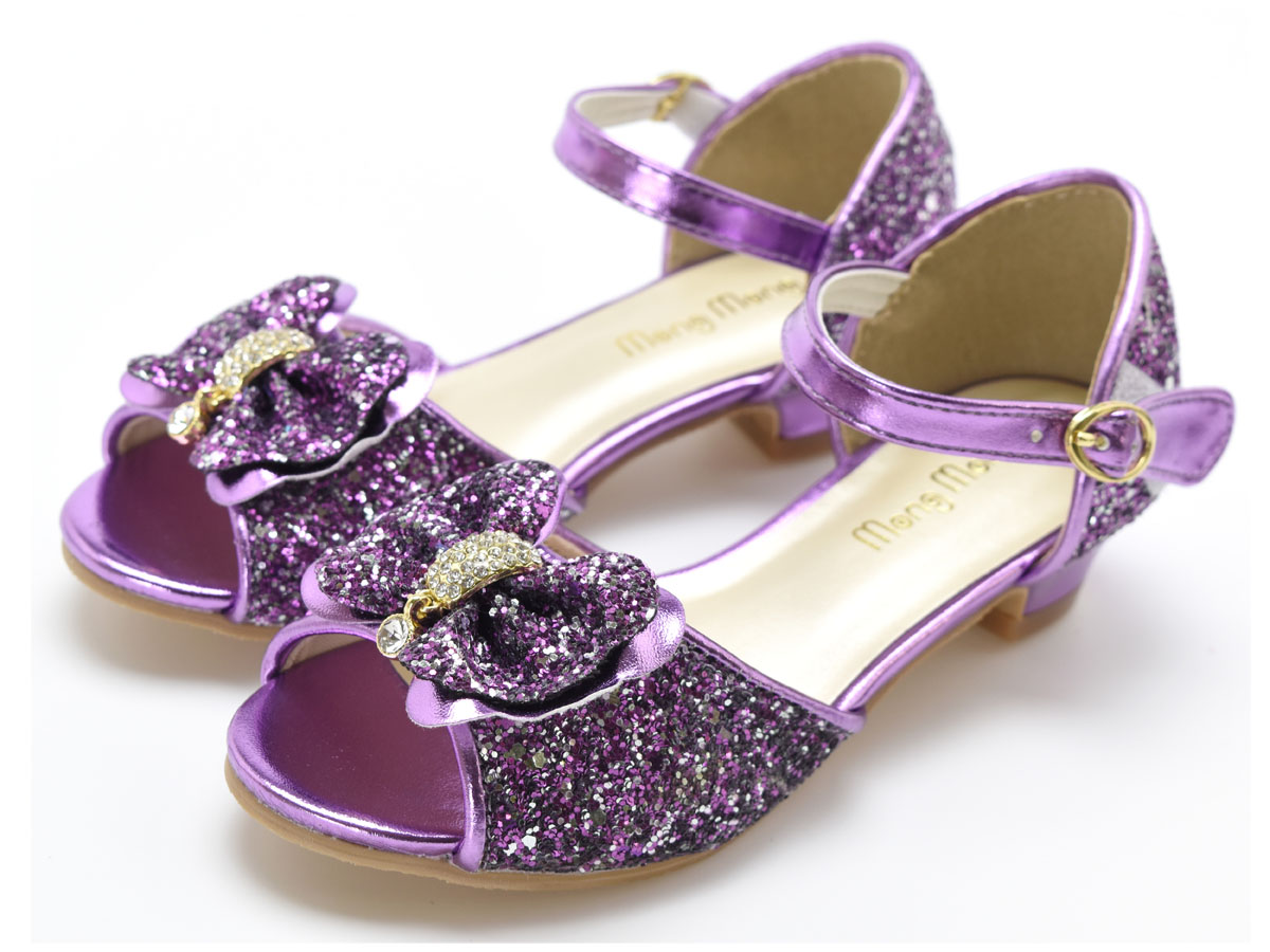 キッズ フォーマル 子供 靴 女の子 キラキラ ピアノ 発表会 ドレス シューズ ジュニア ストラップ リボン プリンセ ピンク #5130 |  | 04