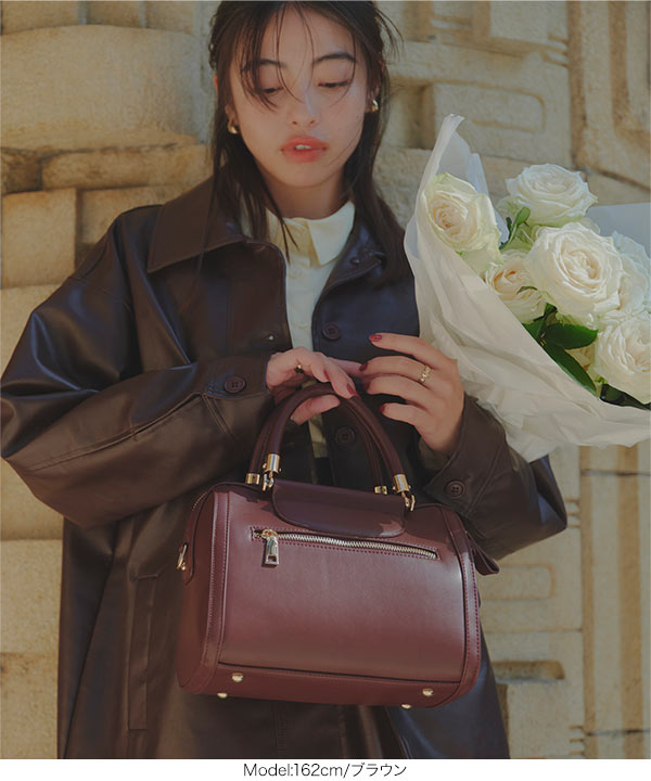 バンデルボストンバック LEATHER HANDLE BOSTON BAG – BANDEL®︎｜公式オンラインストア