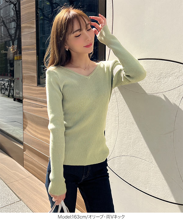 KOBE LETTUCE ニットトップス レデース 長袖 岡部あゆみさん KOBE LETTUCE ニットトップス レデース 長袖 岡部あゆみさん