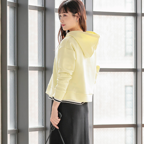 トップス フーディー パーカー プルオーバー リラックス フード サイドスリット ゆったり 大人 カジュアル レディース C41 神戸レタスkobelettuce 通販 Paypayモール