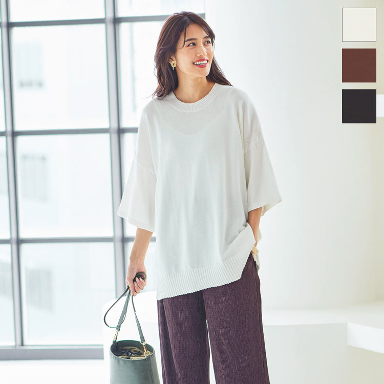 KOOI サマーニット シャツ　サイズL KOEISTORE ニット セーター サマーニット レディース ニット