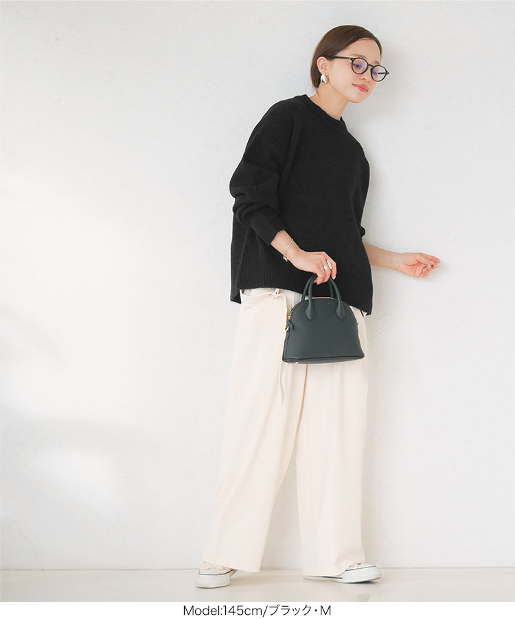トップス 田中亜希子さんコラボ フラッフィーニットプルオーバー レディース ユニセックス メンズ 20代 30代 40代 C6774