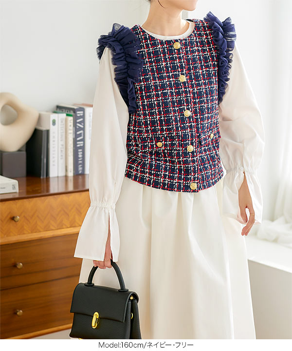 KOBE LETTUCE（神戸レタス） ベスト トップス レディース 40代 50代 30