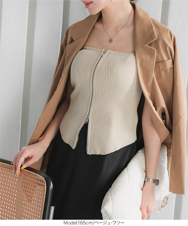 【miumiu】　ビスチェ　ノースリーブ まさかの被ったmiumiuビスチェ！！展示会コーデ | 3児ママsayaの