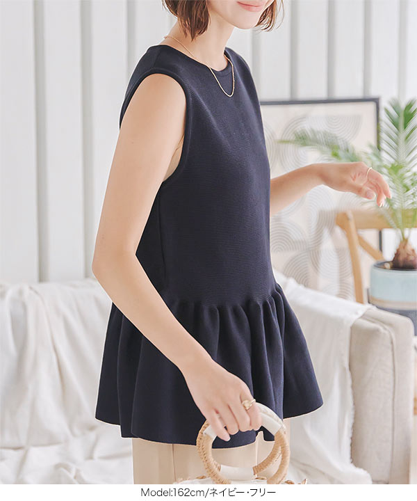 KOBE LETTUCE（神戸レタス） トップス レディース 夏 ノースリーブ ぺ