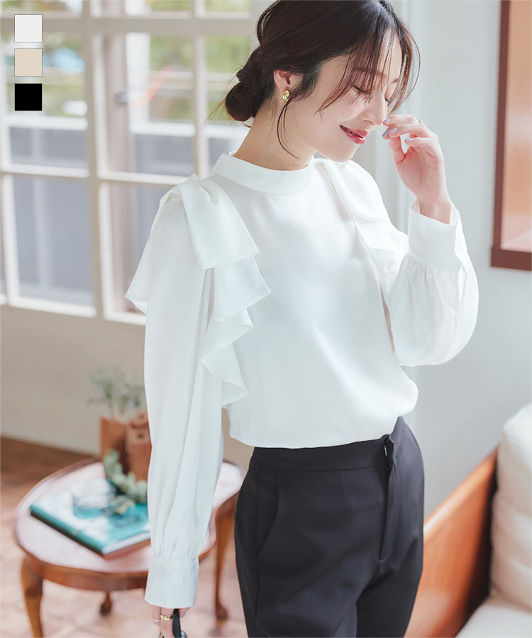 KOBE LETTUCE（神戸レタス） ブラウス レディース フォーマル リボン