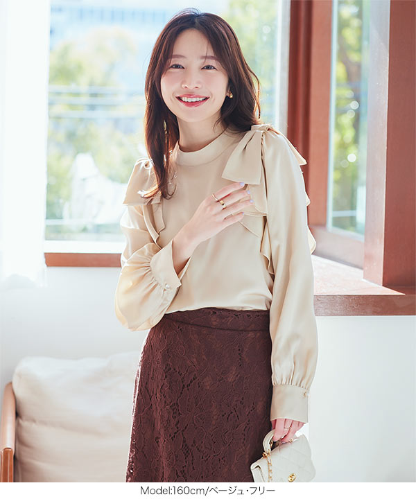 KOBE LETTUCE（神戸レタス） ブラウス レディース フォーマル リボン