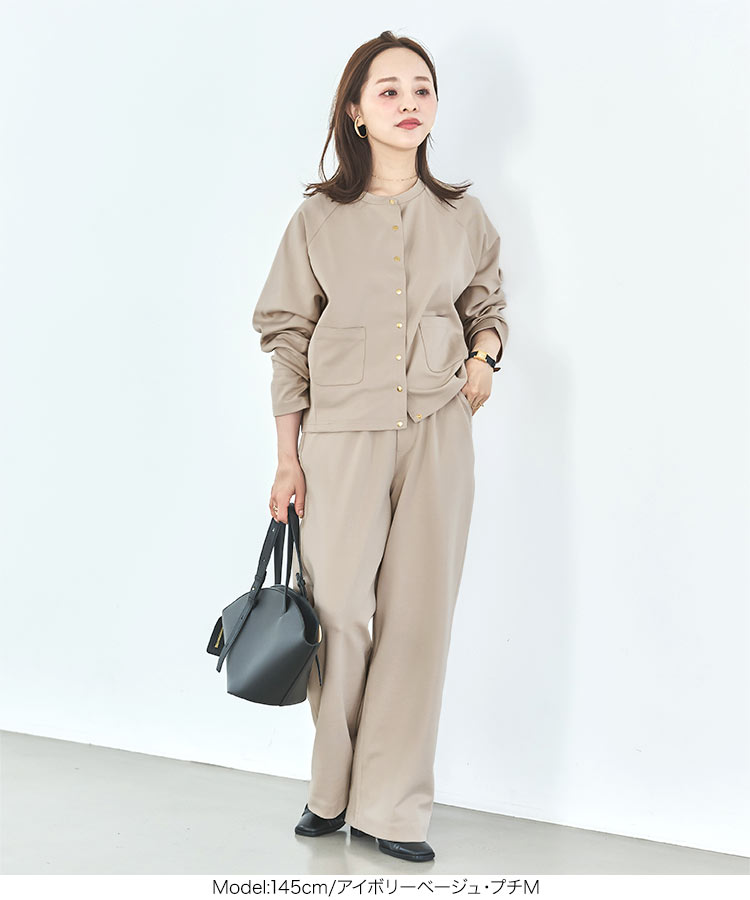 あきこ 田中亜希子さんコラボ 選べるサイズ多ボタンジャージーカーディガン レディース 20代 30代 40代 C7505