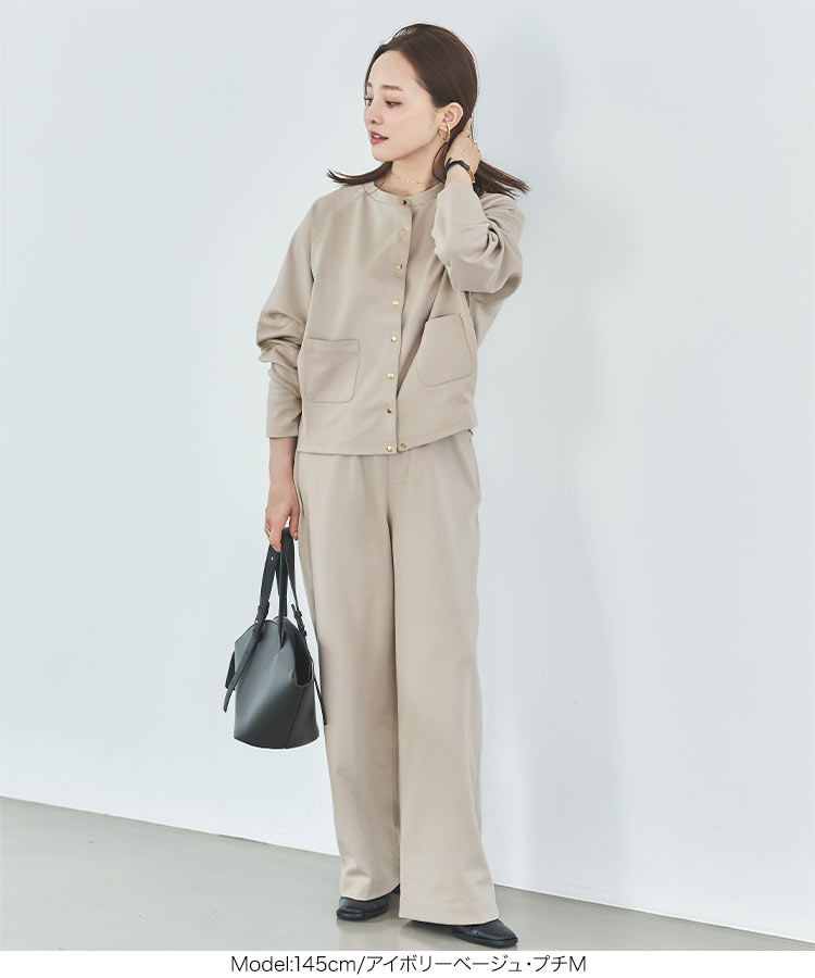 あきこ 田中亜希子さんコラボ 選べるサイズ多ボタンジャージーカーディガン レディース 20代 30代 40代 C7505