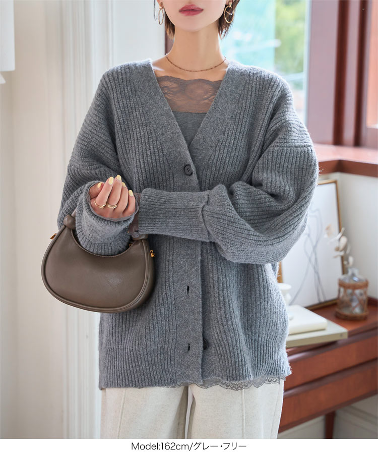 長袖 前後2wayレーストップスインナー レディース 20代 30代 40代 トップス インナー レース Vネック スクエアネック C7736