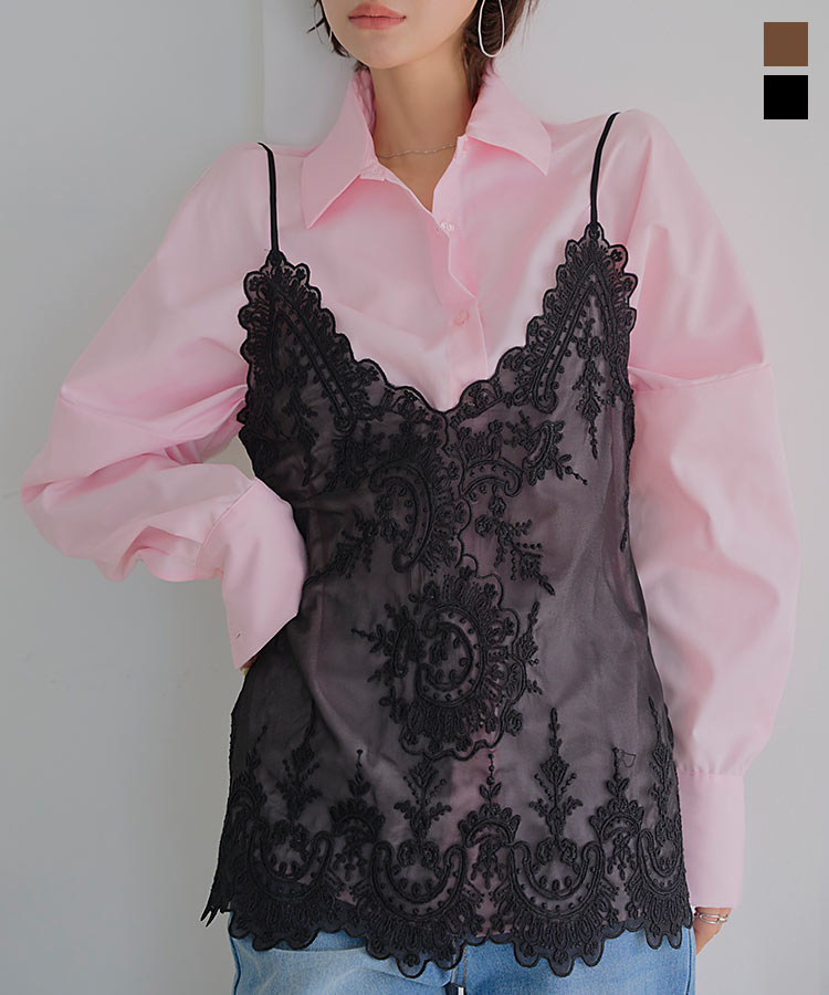 KOBE LETTUCE（神戸レタス） キャミソール レース レディース