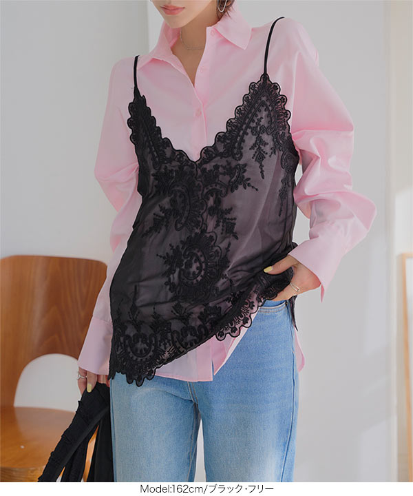 KOBE LETTUCE（神戸レタス） キャミソール レース レディース