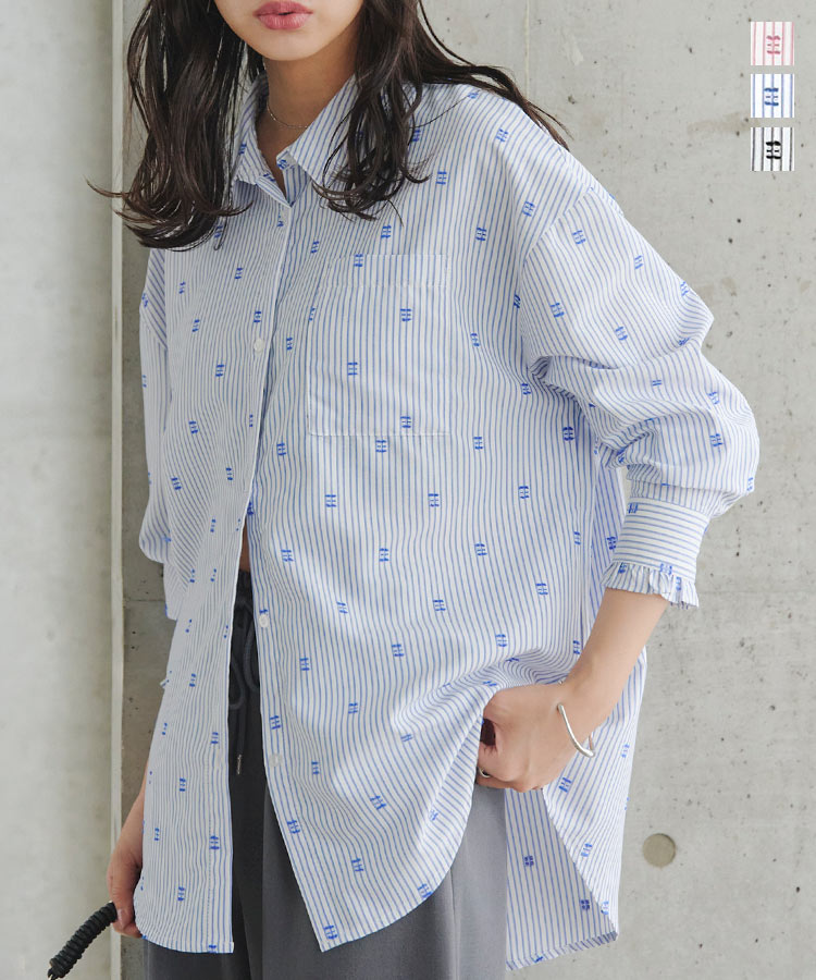 KOBE LETTUCE（神戸レタス） シャツ レディース ストライプ 長袖 春夏
