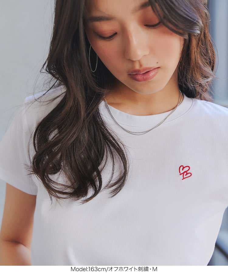 接触冷感 接触冷感 MLXLミニTシャツ レディース ミニT ベーシック Tシャツ コンパクト 短丈 半袖 丸首 C7912