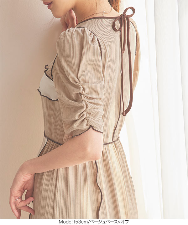KOBE LETTUCE 小澤美里さんコラボ ボリュームスリーブカットリブ