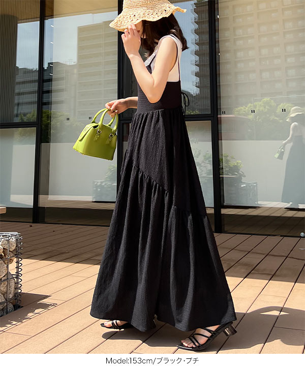 KOBE LETTUCE キャミワンピース 黒 ロング レディース KOBE LETTUCE キャミワンピース 黒 ロング レディース