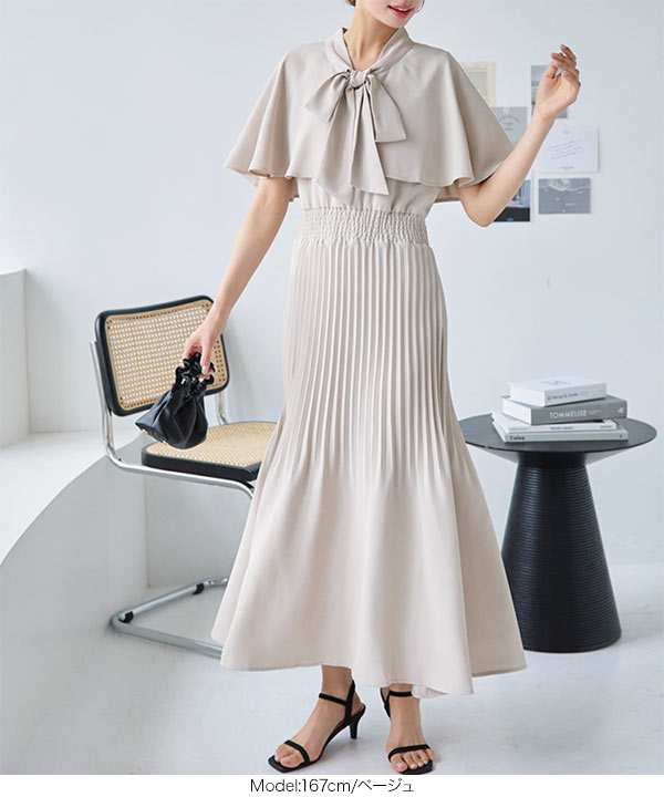 KOBE LETTUCE（神戸レタス） ボウタイワンピース ワンピース